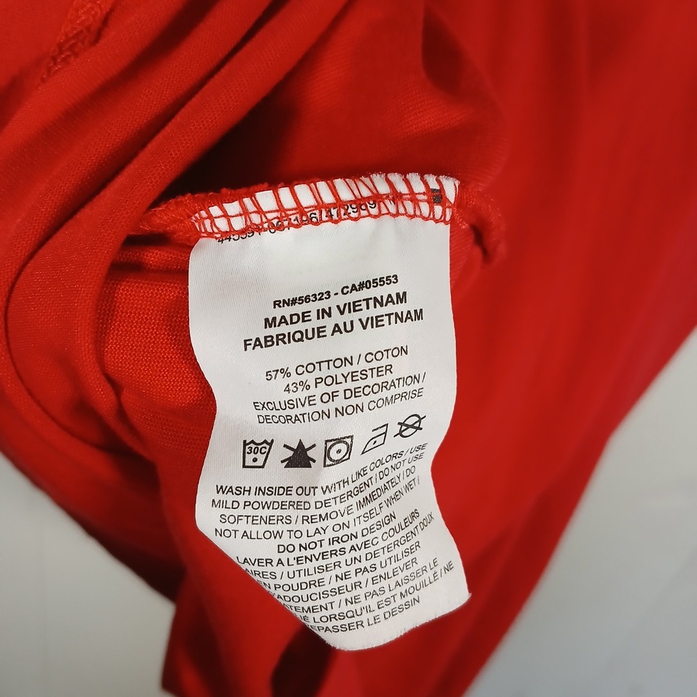 Nike Team RWB T-Shirt Mens Large Red Dri-FIT Veteran Support BV1919-657 - Picture 9 of 9